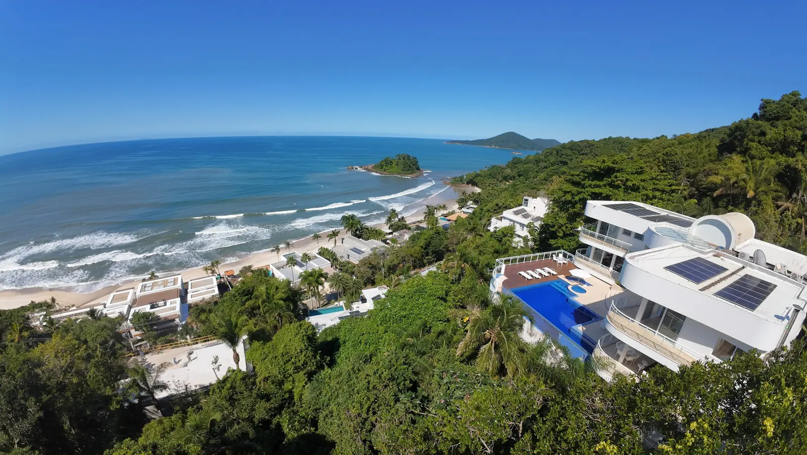 Aerea Casa a venda Condominio Tijucopava Vista Mar Praia Tijucopava Imoveis Venda (1)