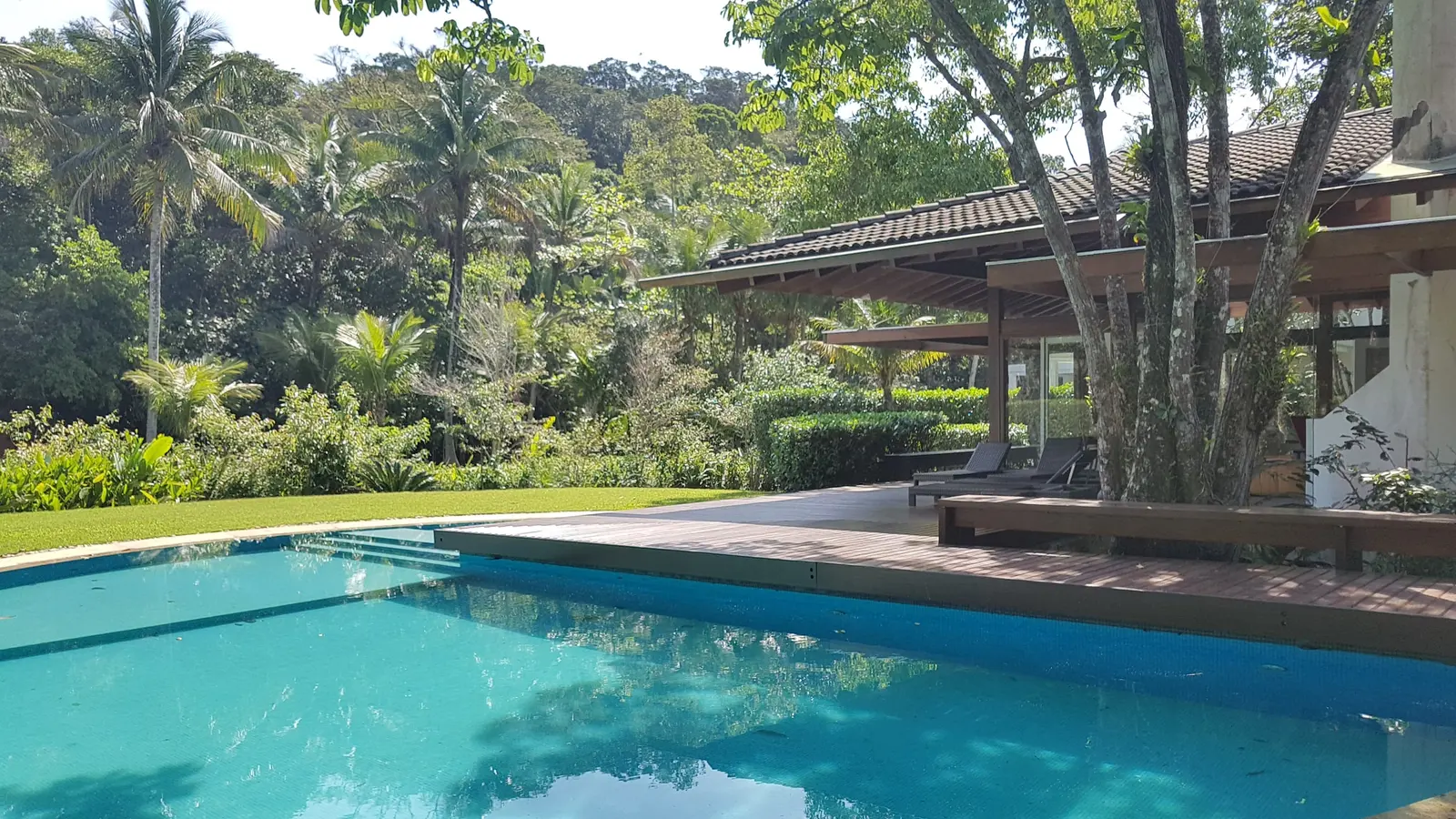 Área externa 16 — Iporanga, Guarujá, para temporada, Casa