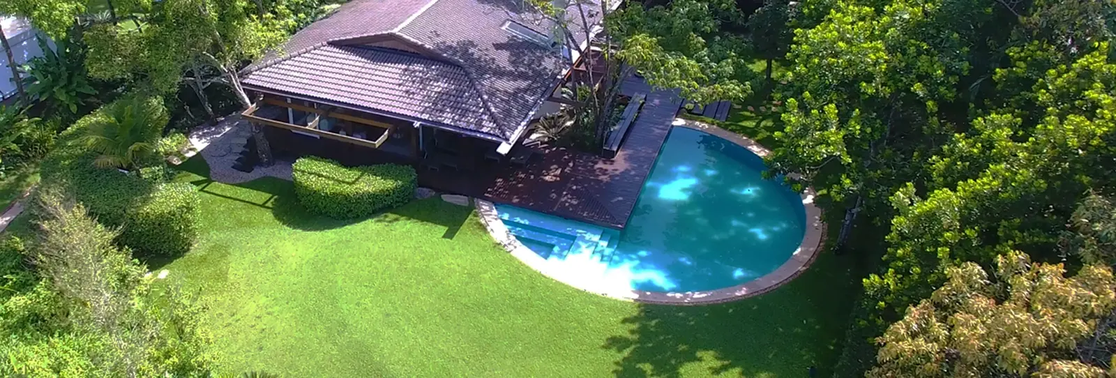 Área externa 21 — Iporanga, Guarujá, para temporada, Casa