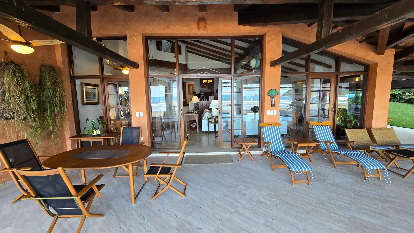 Área externa 24 — Iporanga, Guarujá, para temporada, Casa