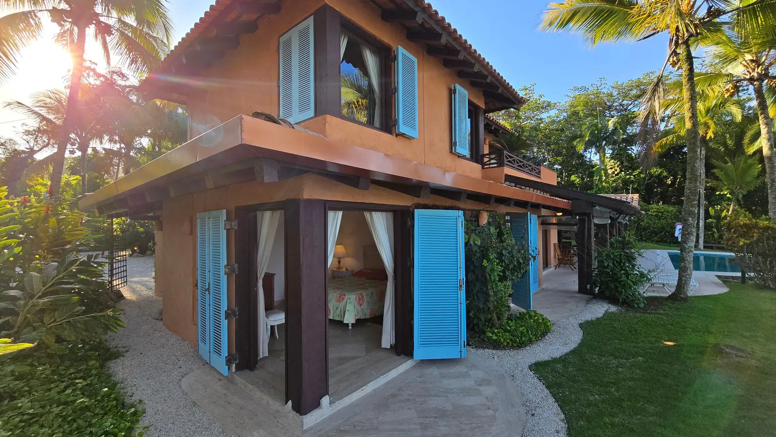 Área externa 9 — Iporanga, Guarujá, para temporada, Casa