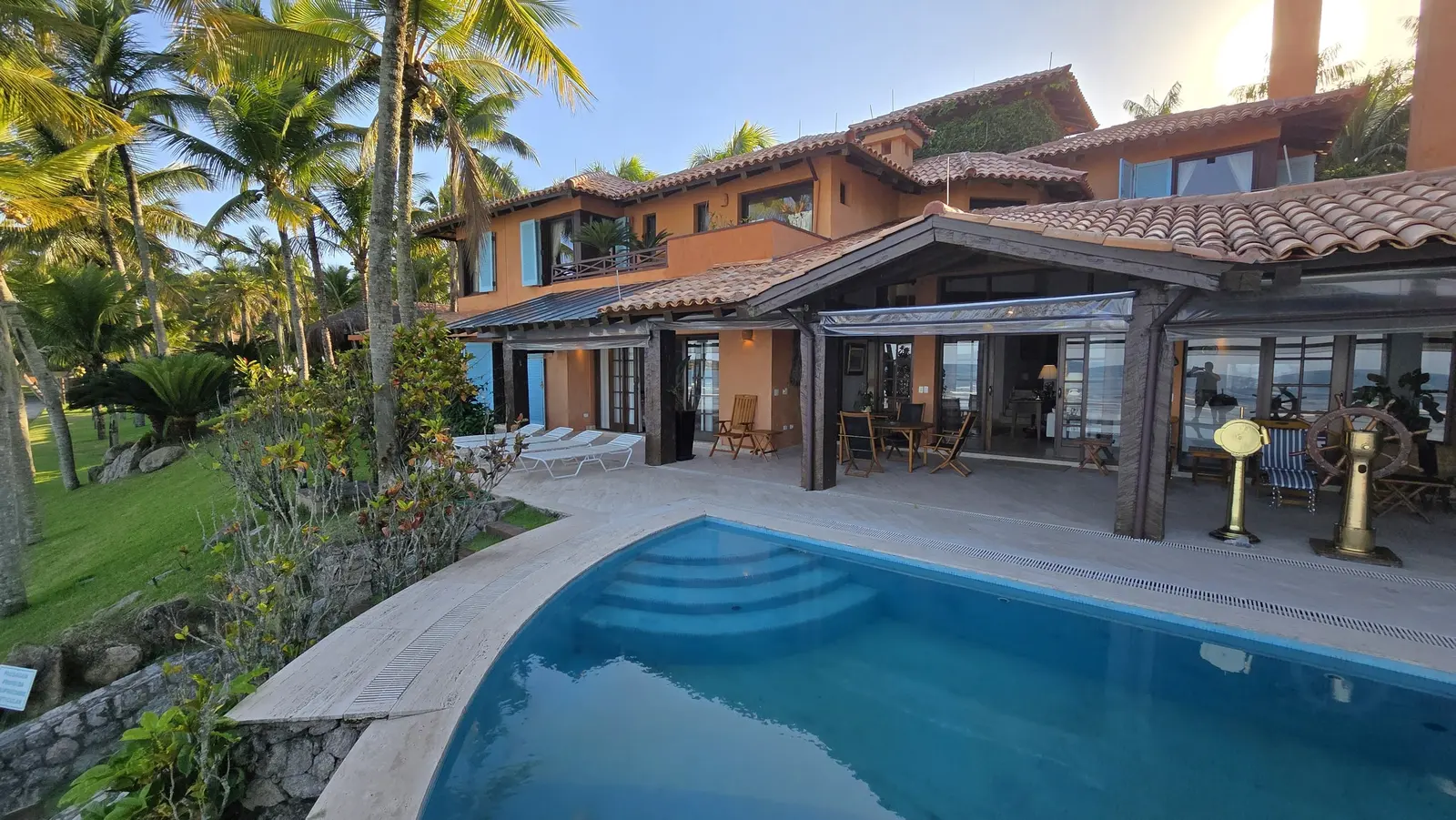 Área externa 14 — Iporanga, Guarujá, para temporada, Casa