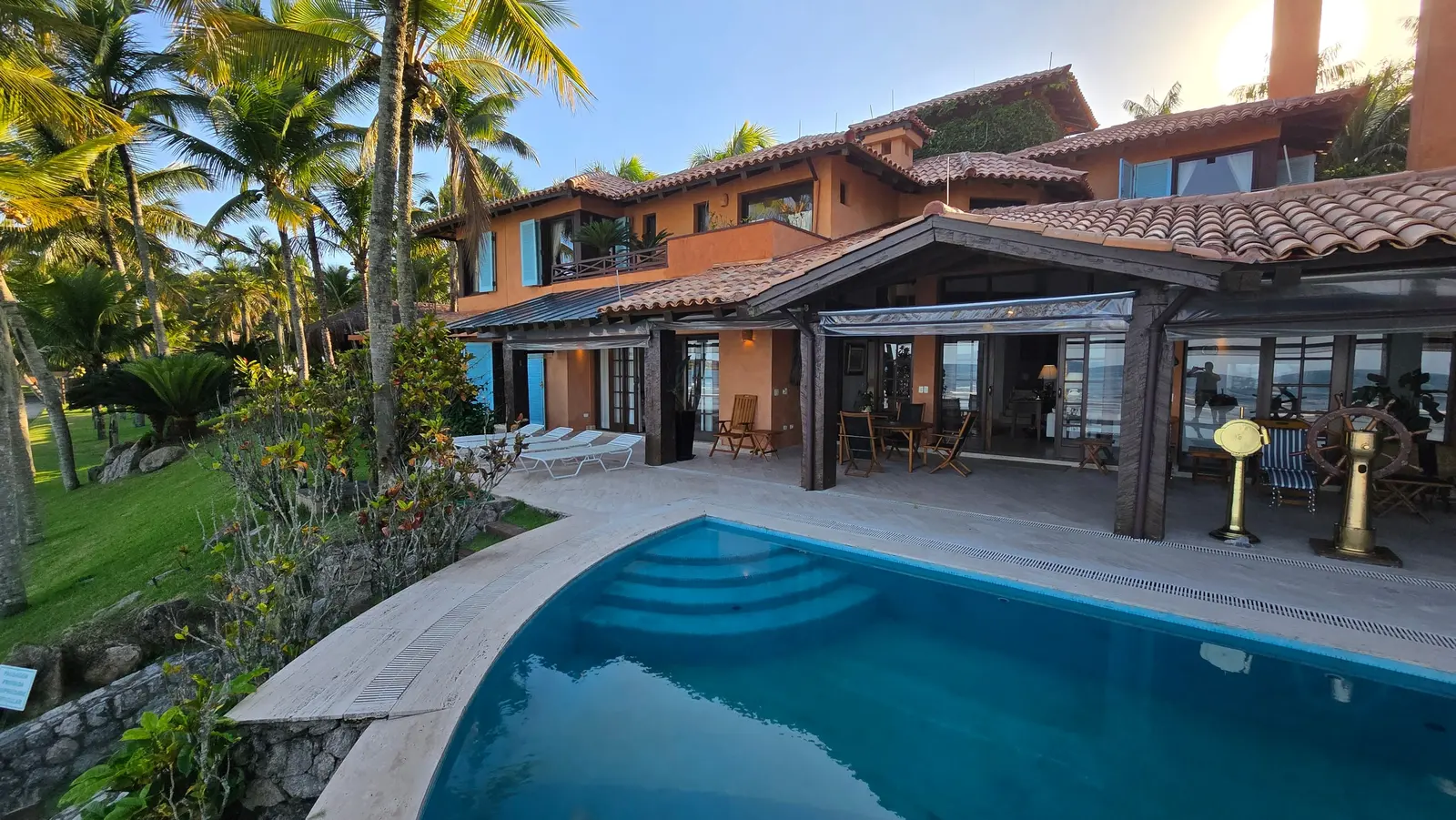 Área externa 34 — Iporanga, Guarujá, para temporada, Casa