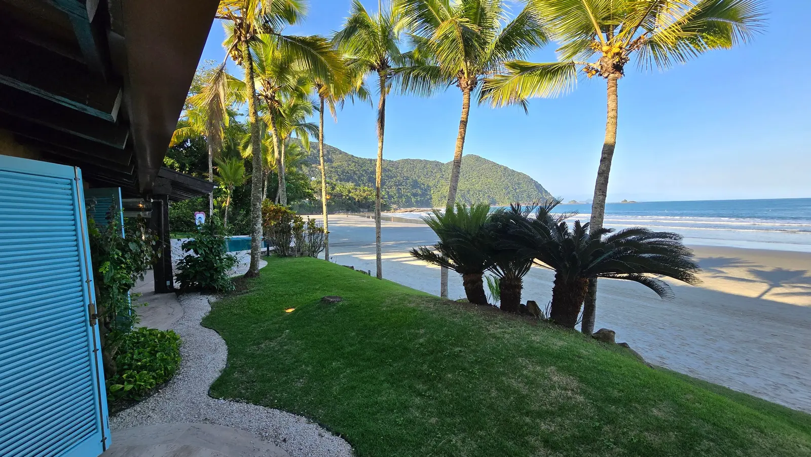 Área externa 6 — Iporanga, Guarujá, para temporada, Casa