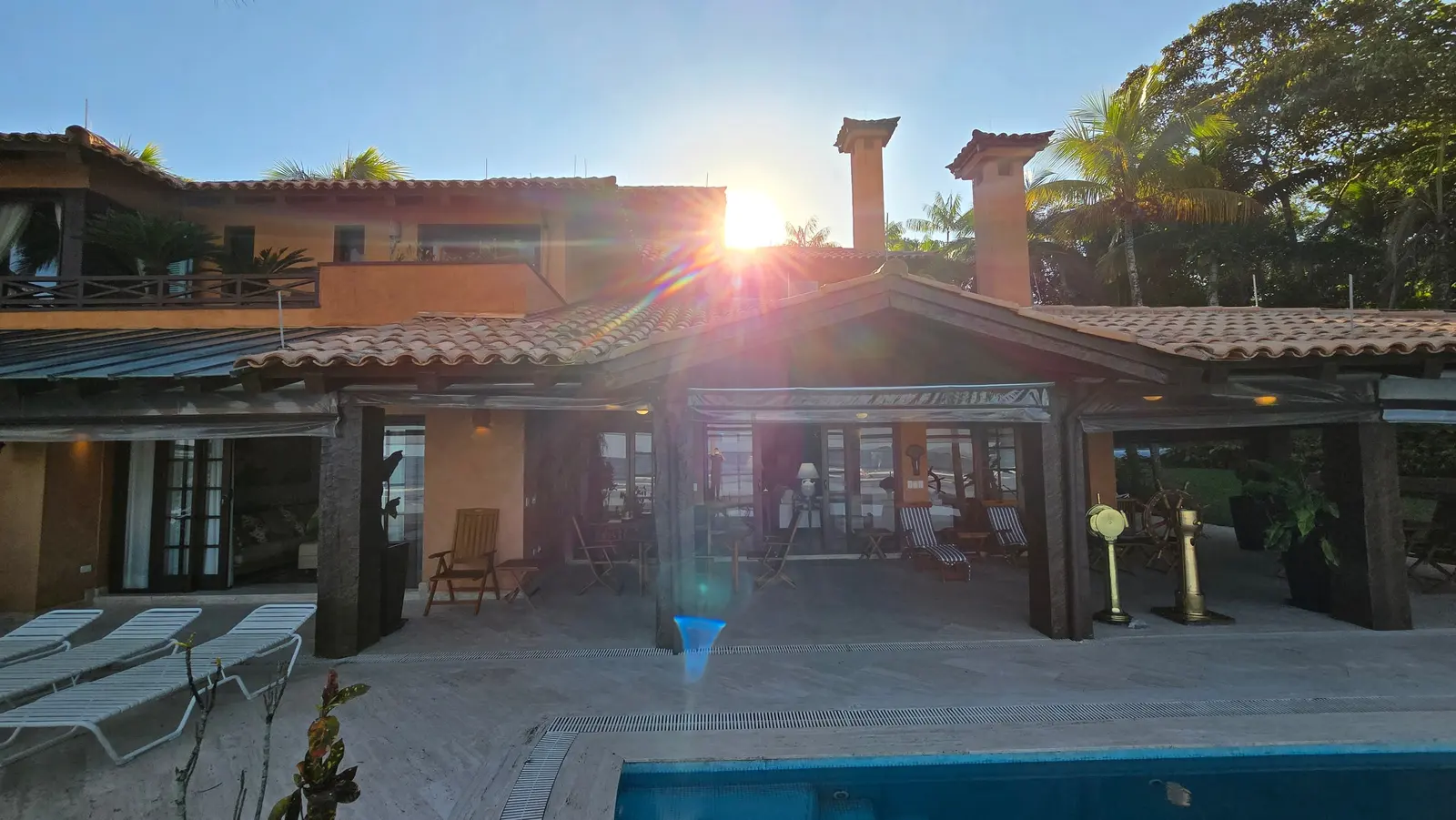 Área externa 12 — Iporanga, Guarujá, para temporada, Casa