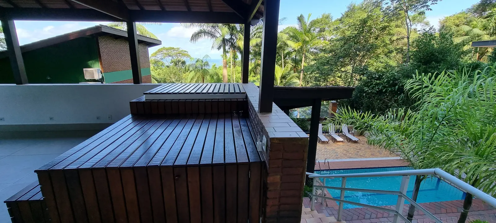 Área externa 20 — São Pedro, Guarujá, para temporada, Casa