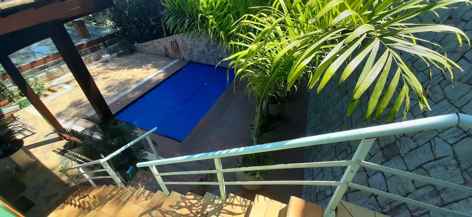 Área externa 24 — São Pedro, Guarujá, para temporada, Casa