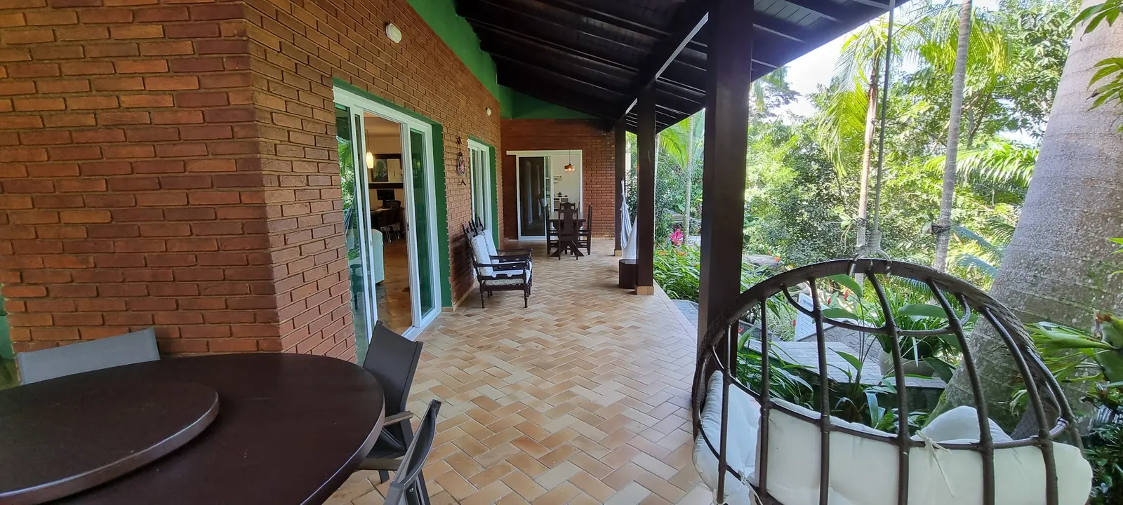 Área externa 18 — São Pedro, Guarujá, para temporada, Casa