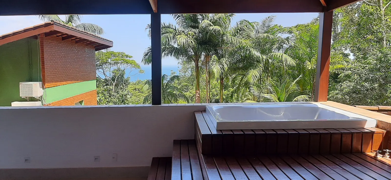 Área externa 23 — São Pedro, Guarujá, para temporada, Casa