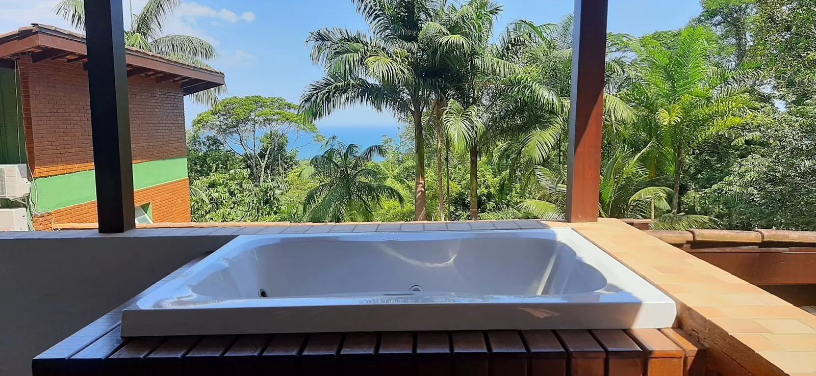 Área externa 22 — São Pedro, Guarujá, para temporada, Casa