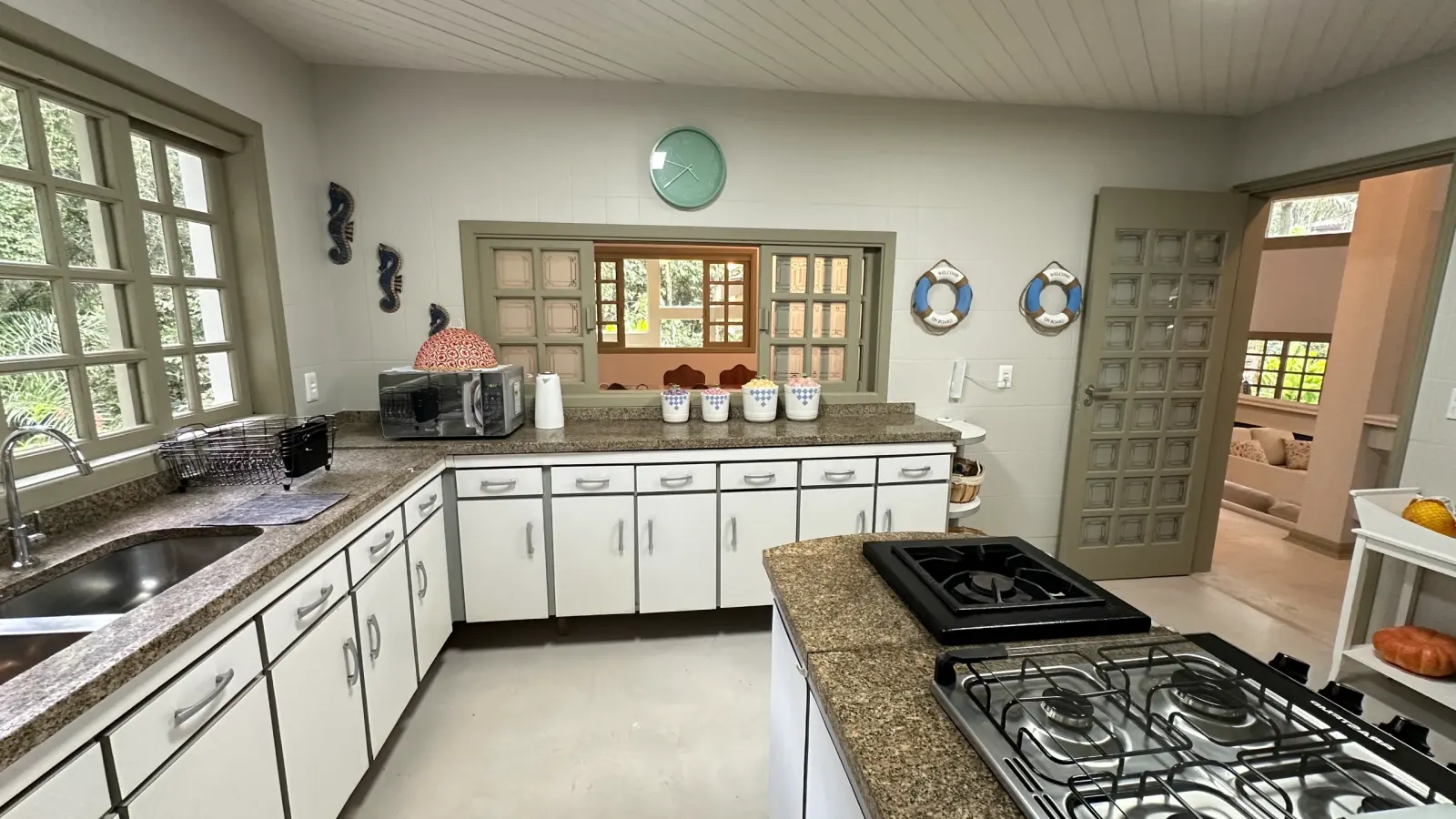 Área de serviço 3 — Iporanga, Guarujá, para temporada, Casa