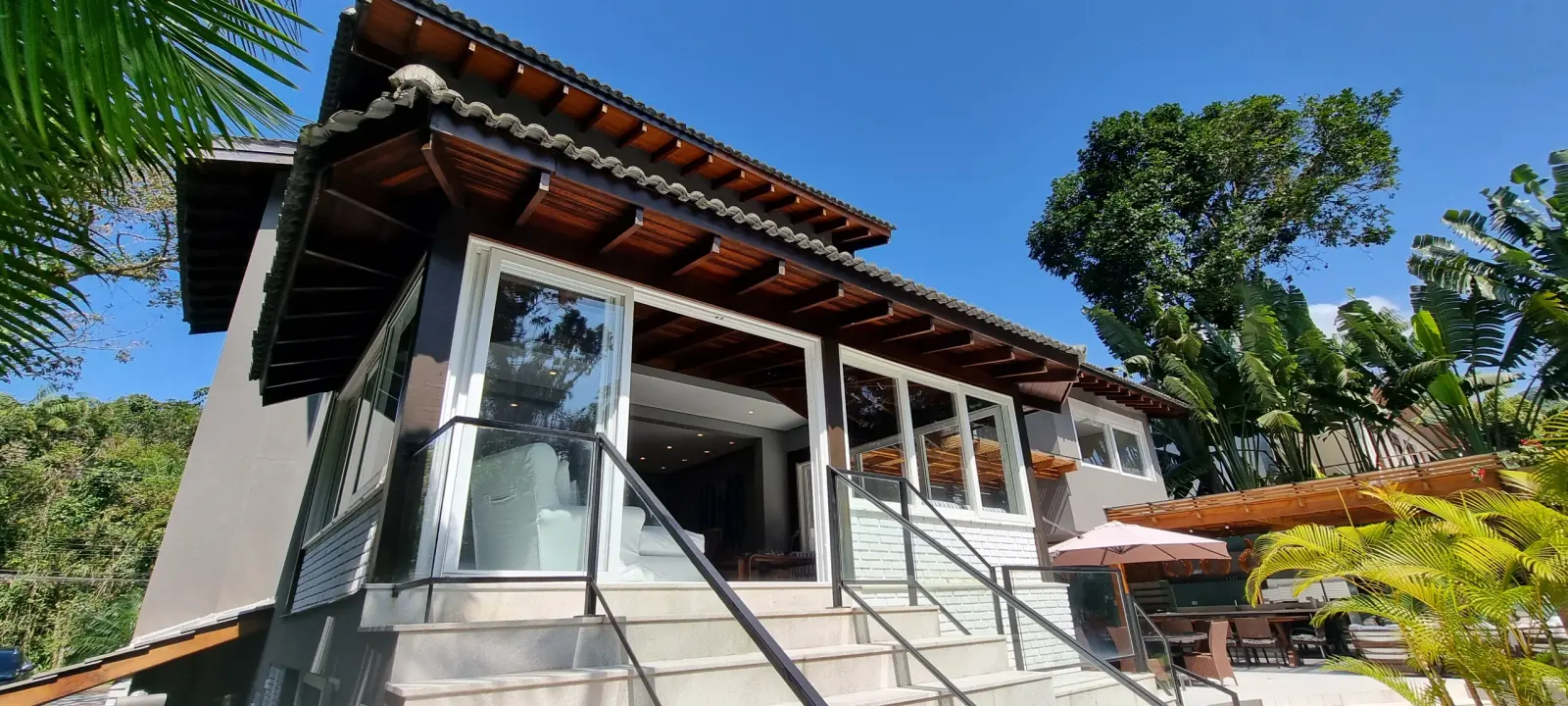 Área externa 4 — Iporanga, Guarujá, para temporada, Casa