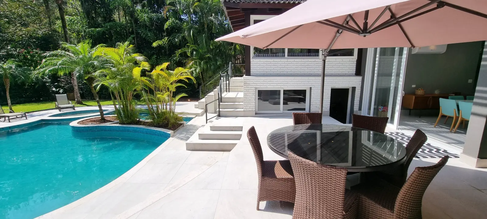 Área externa 15 — Iporanga, Guarujá, para temporada, Casa