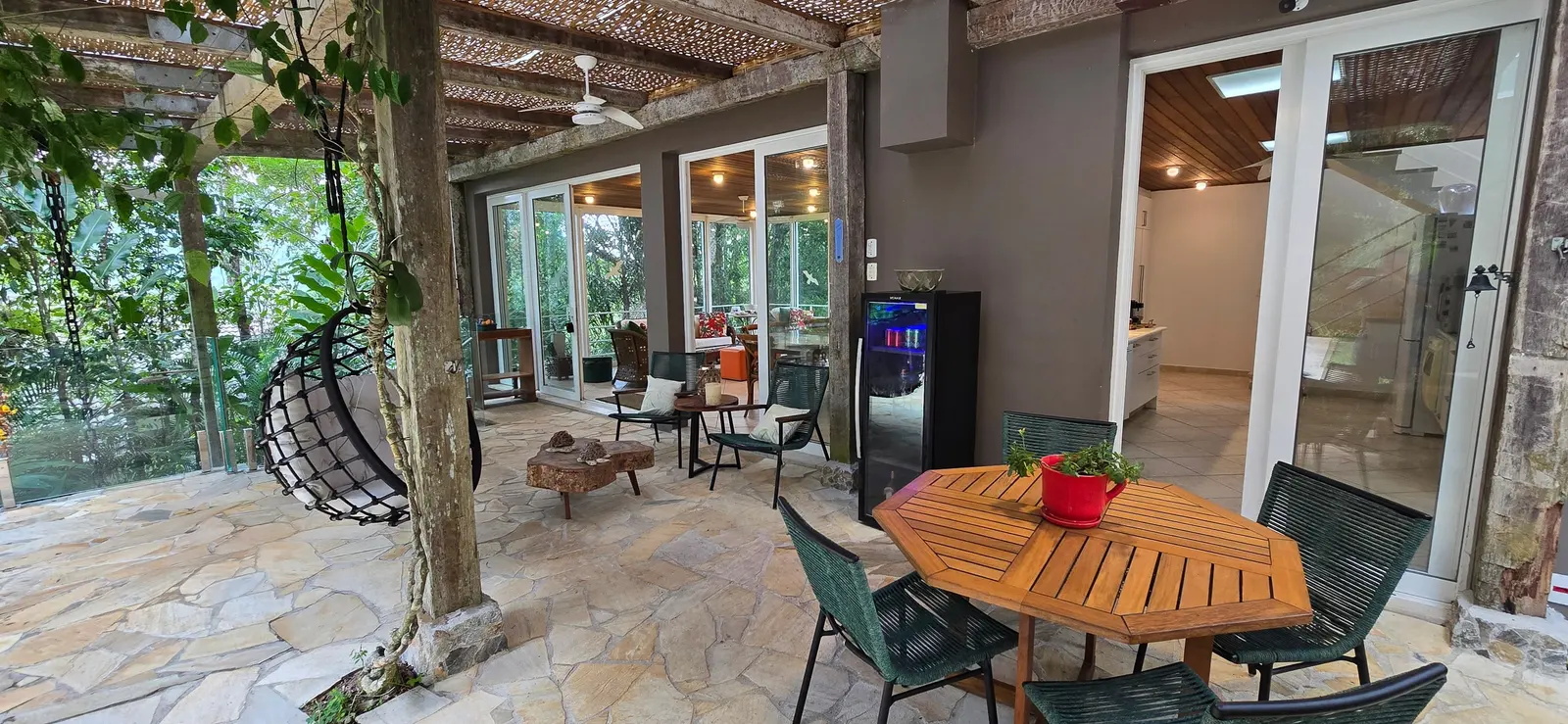 Área externa 7 — Iporanga, Guarujá, para temporada, Casa