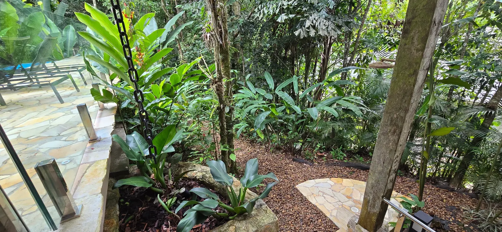 Área externa 5 — Iporanga, Guarujá, para temporada, Casa