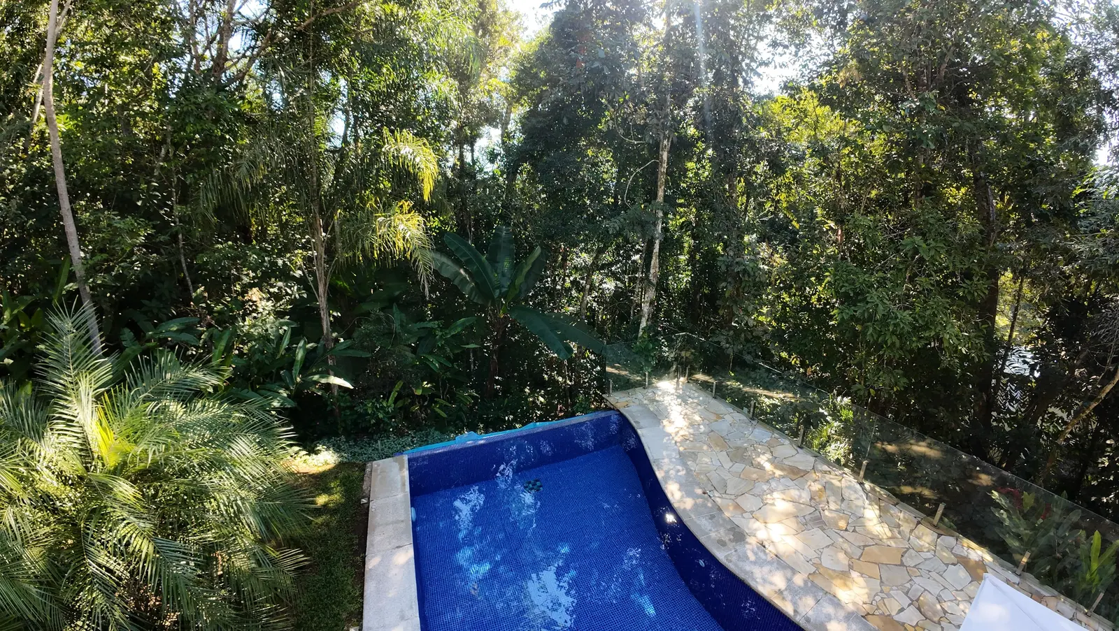 Área externa 10 — Iporanga, Guarujá, para temporada, Casa