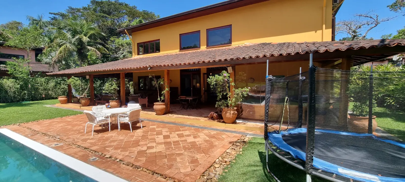 Área externa 6 — Iporanga, Guarujá, para temporada, Casa