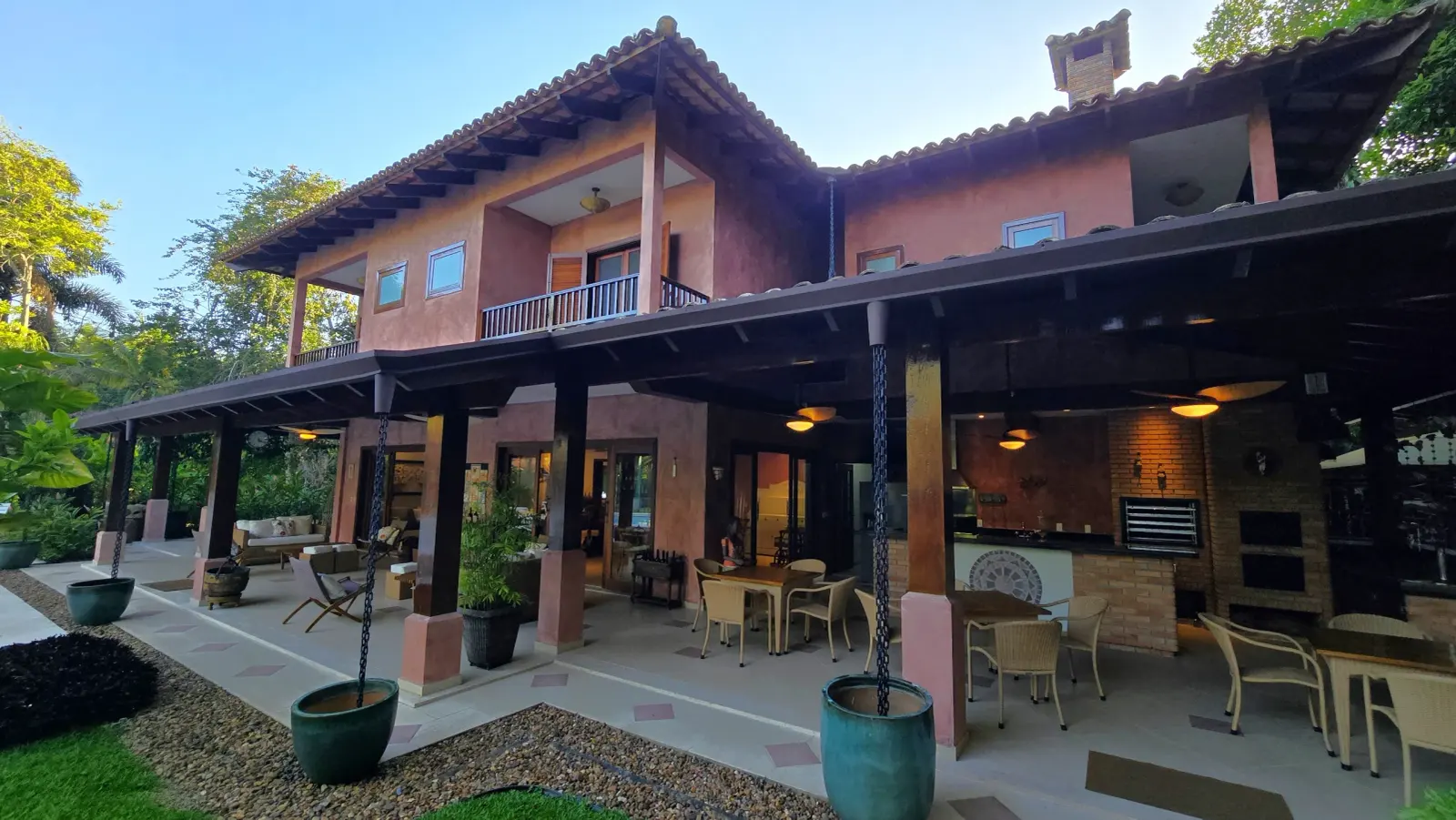 Área externa 20 — Iporanga, Guarujá, para temporada, Casa