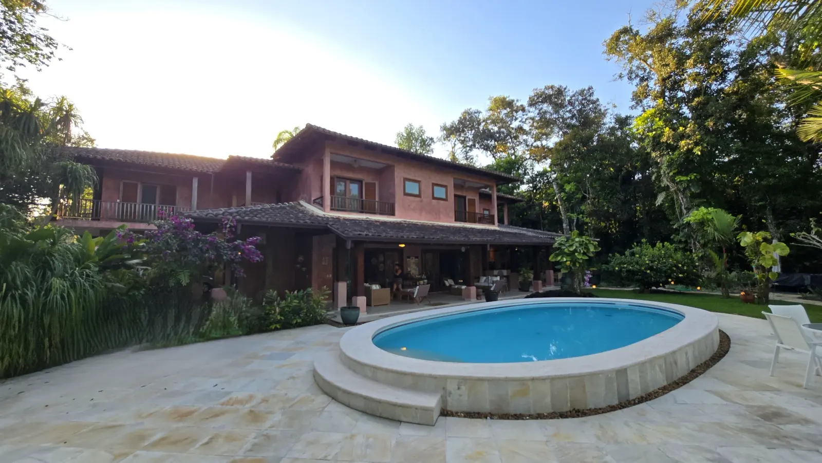 Área externa 15 — Iporanga, Guarujá, para temporada, Casa