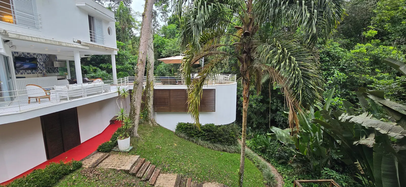 Área externa 7 — Iporanga, Guarujá, para temporada, Casa