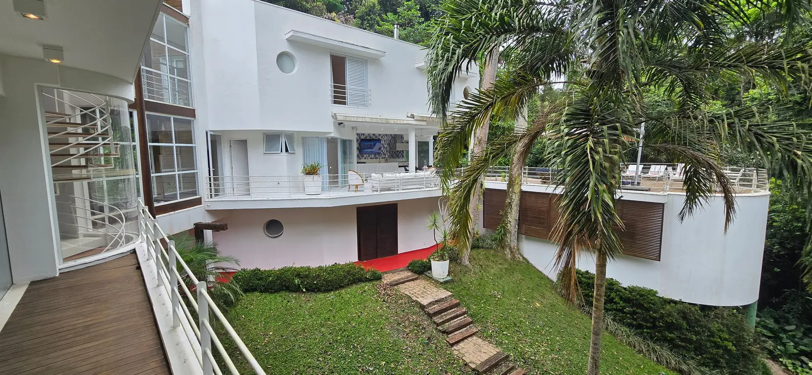 Área externa 4 — Iporanga, Guarujá, para temporada, Casa