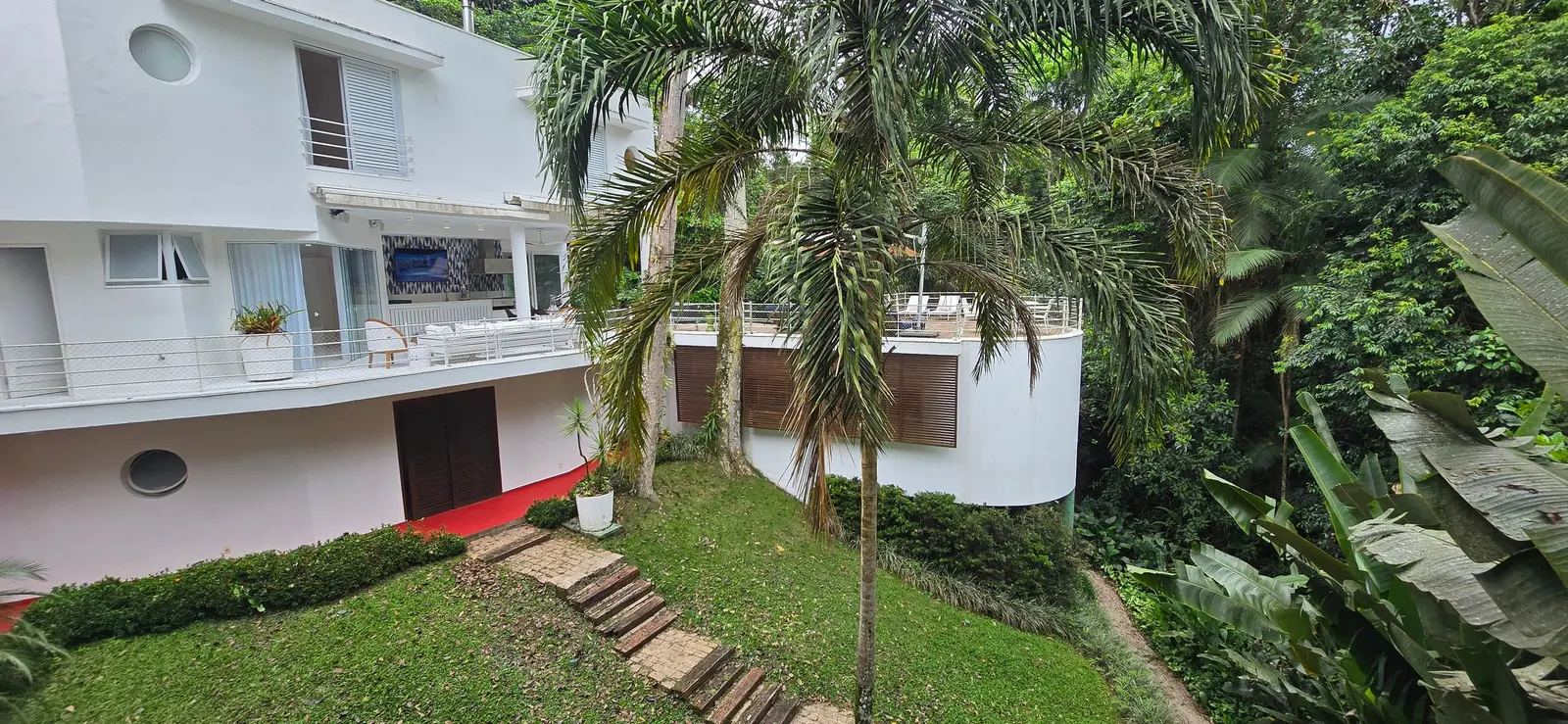 Área externa 5 — Iporanga, Guarujá, para temporada, Casa