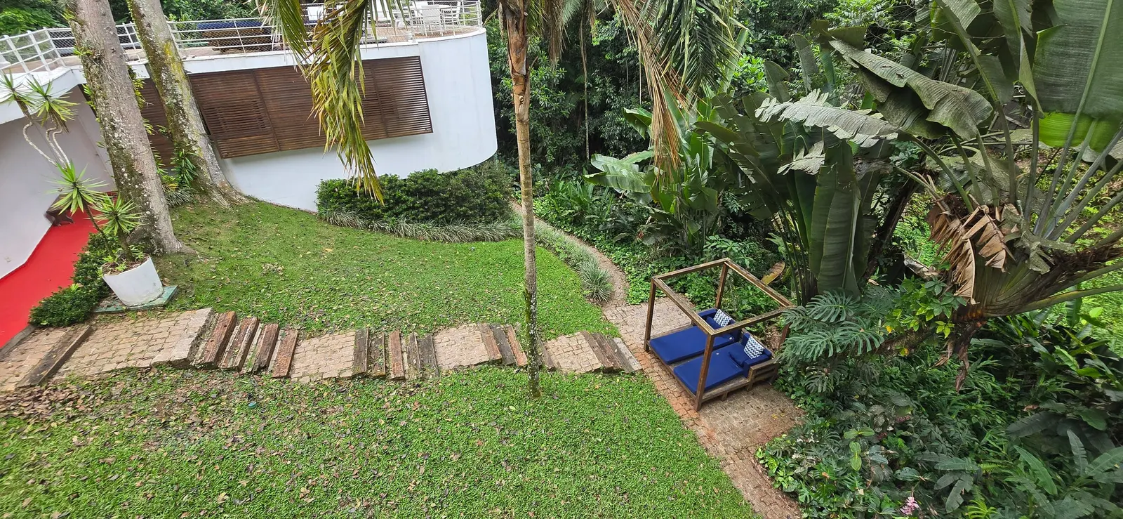 Área externa 6 — Iporanga, Guarujá, para temporada, Casa