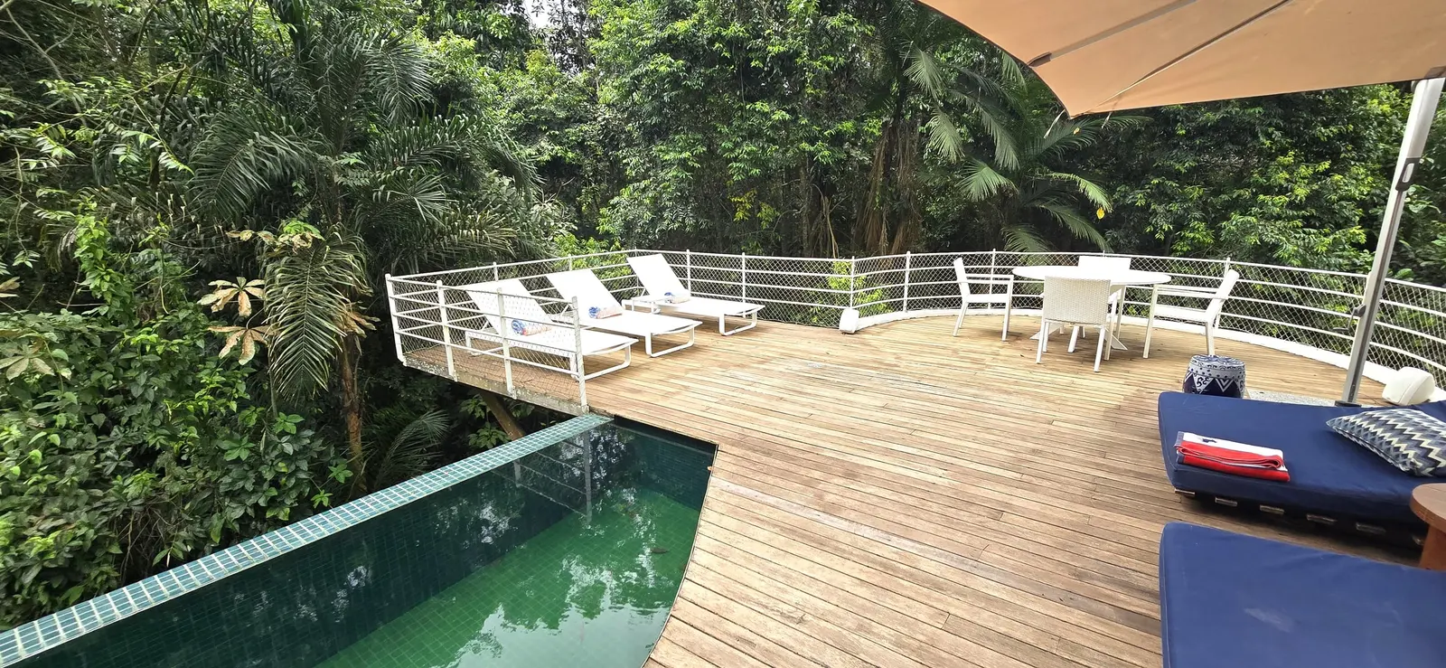 Área externa 14 — Iporanga, Guarujá, para temporada, Casa