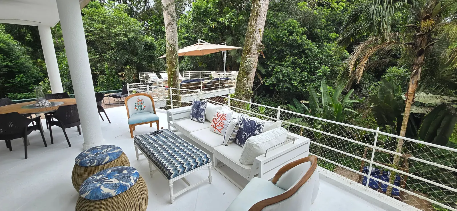 Área externa 27 — Iporanga, Guarujá, para temporada, Casa