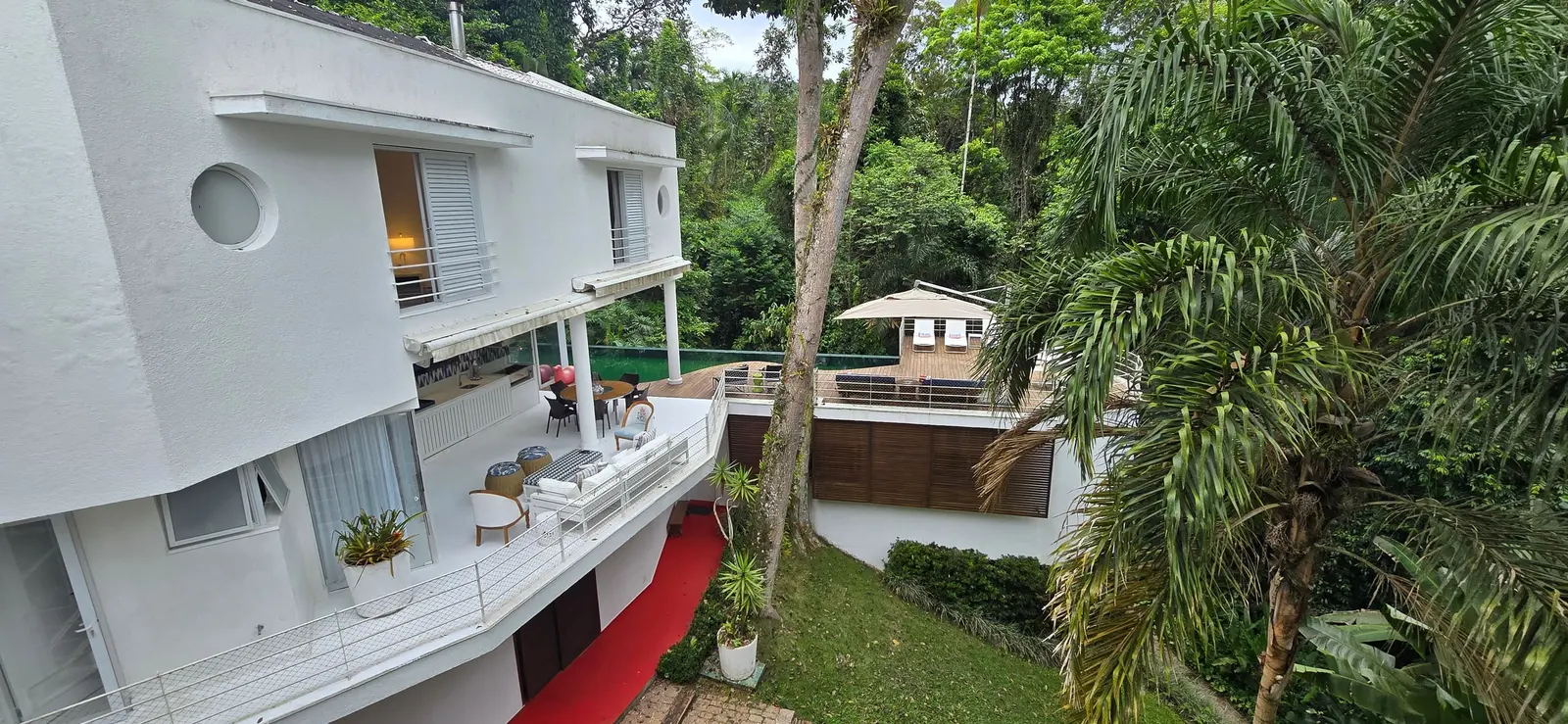 Área externa 30 — Iporanga, Guarujá, para temporada, Casa
