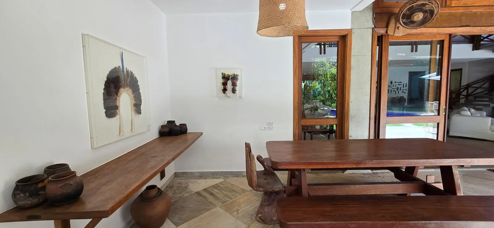 Área externa 17 — Iporanga, Guarujá, para temporada, Casa