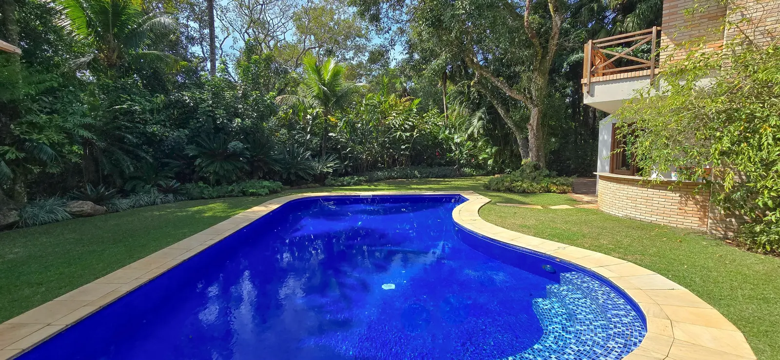 Área externa 2 — Iporanga, Guarujá, para temporada, Casa