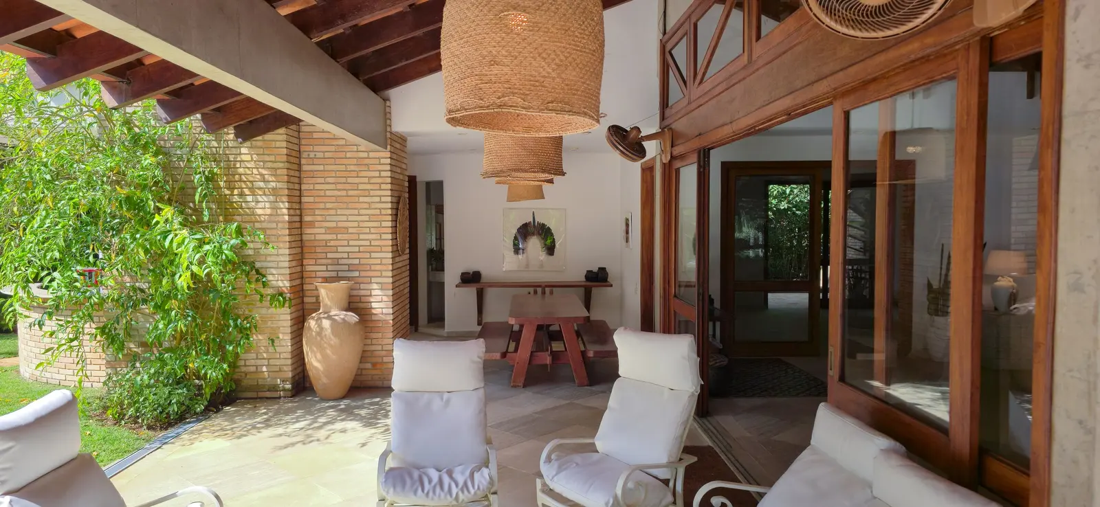 Área externa 20 — Iporanga, Guarujá, para temporada, Casa