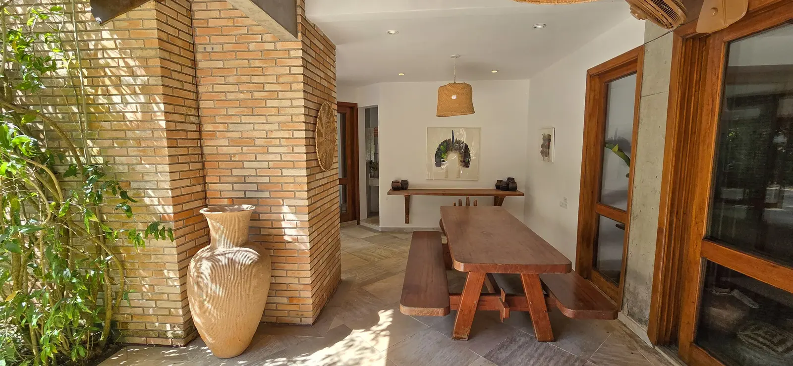 Área externa 19 — Iporanga, Guarujá, para temporada, Casa