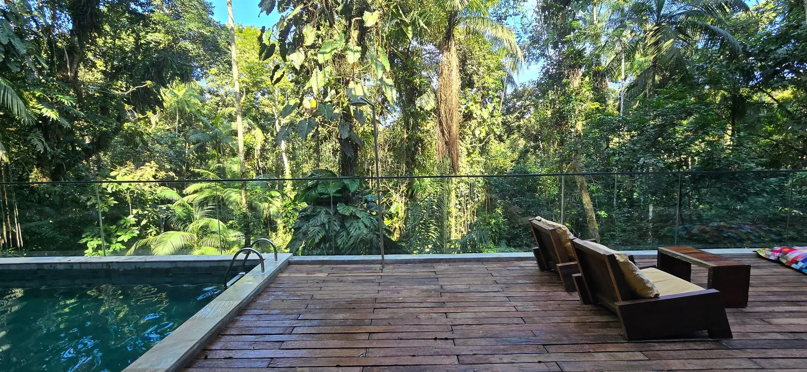 Área externa 16 — Iporanga, Guarujá, para temporada, Casa