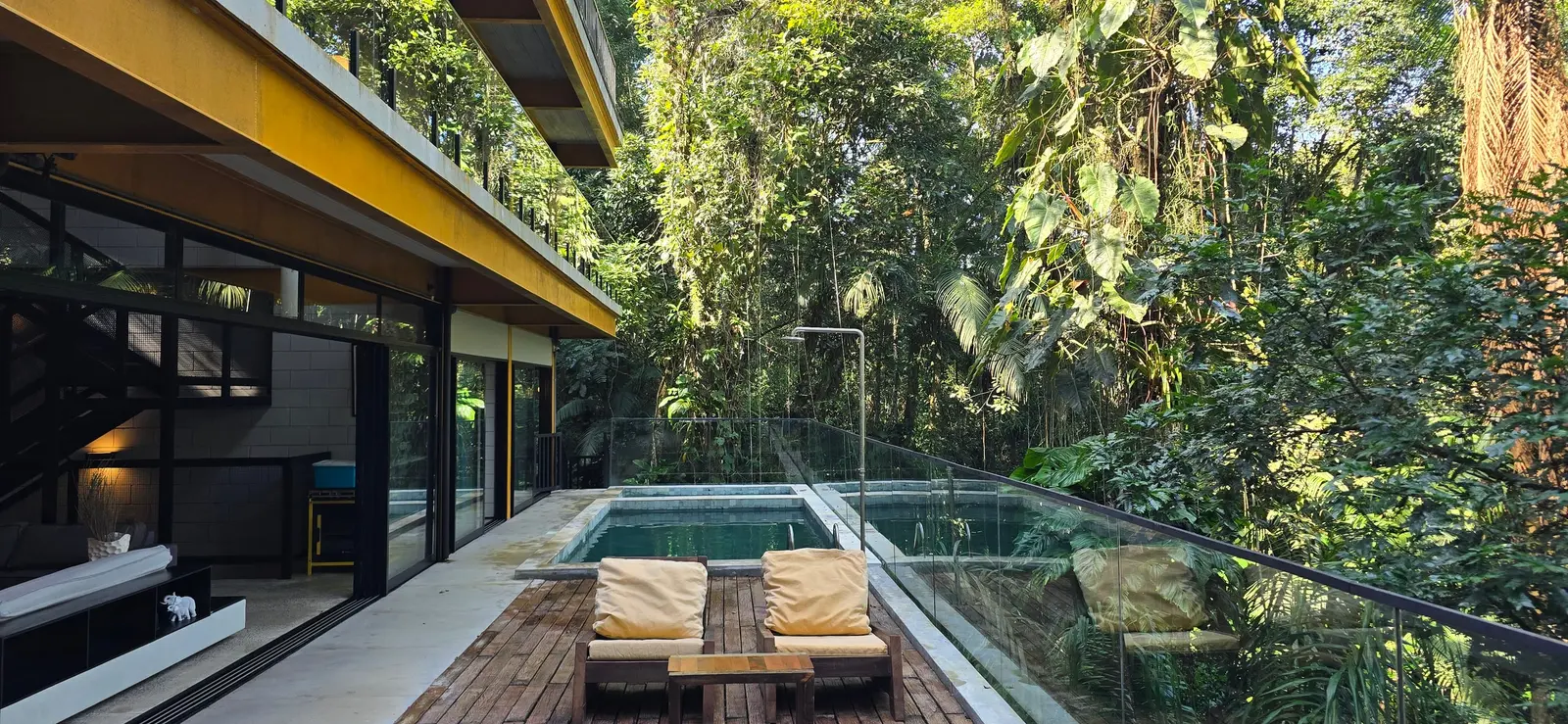 Área externa 12 — Iporanga, Guarujá, para temporada, Casa
