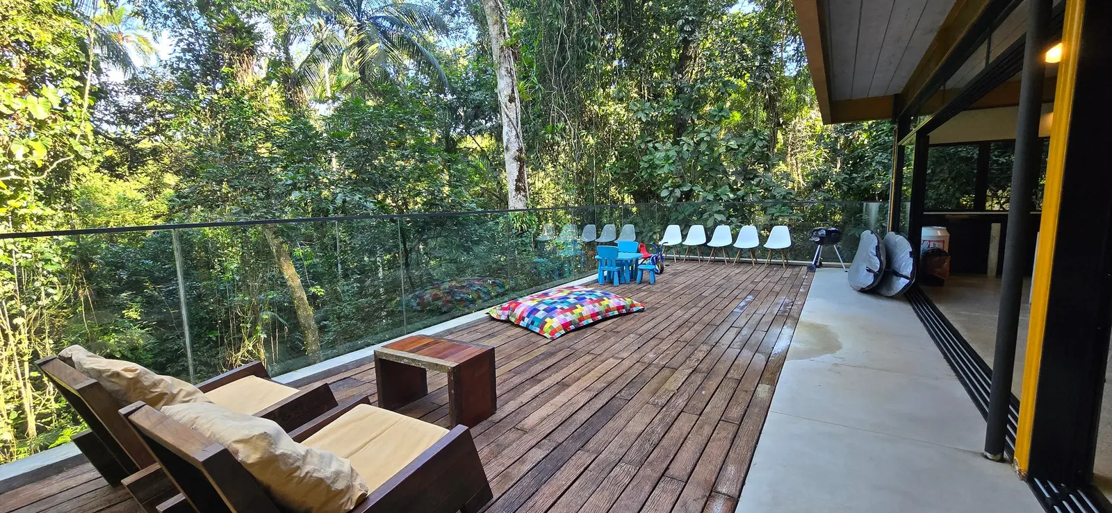 Área externa 15 — Iporanga, Guarujá, para temporada, Casa