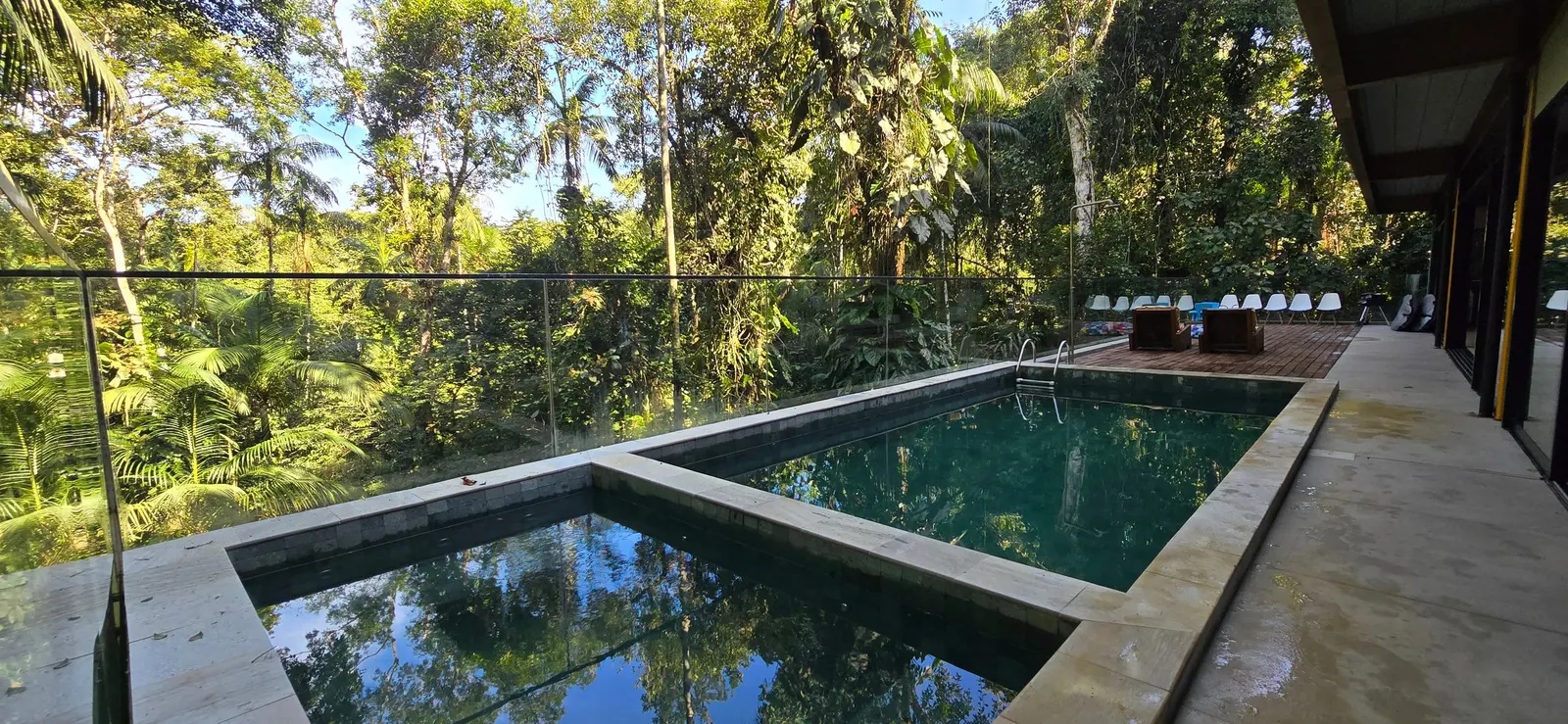 Área externa 7 — Iporanga, Guarujá, para temporada, Casa