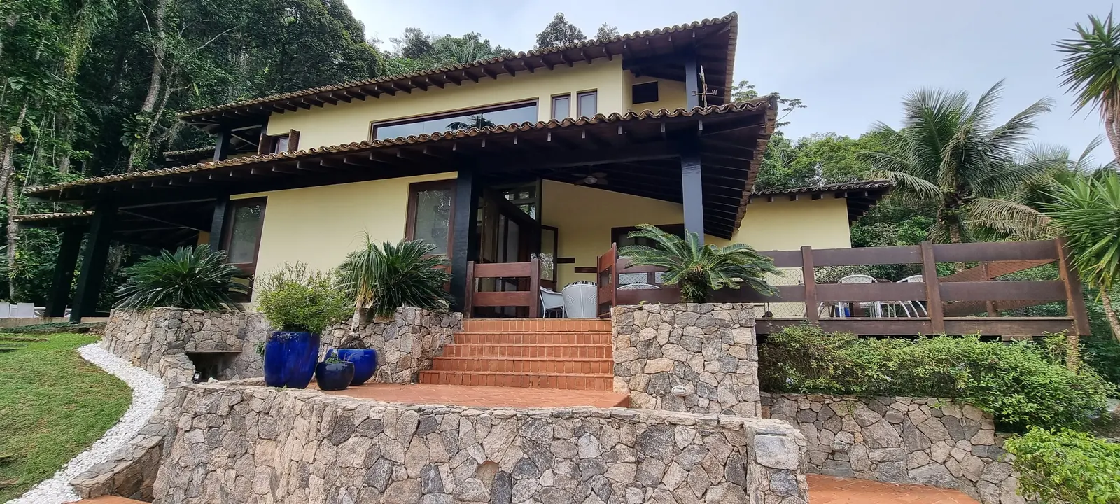 Área externa 16 — Iporanga, Guarujá, para temporada, Casa
