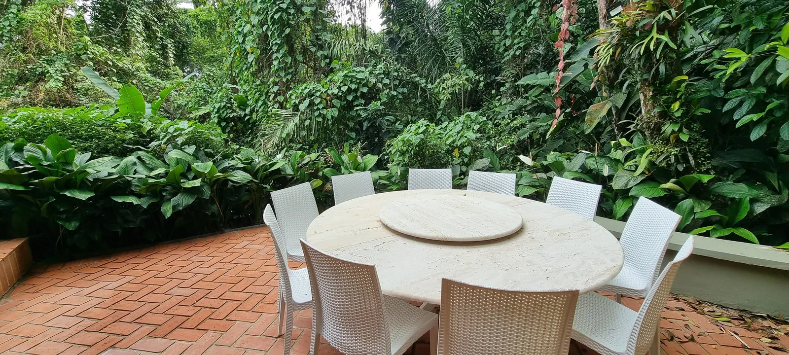 Área externa 17 — Iporanga, Guarujá, para temporada, Casa