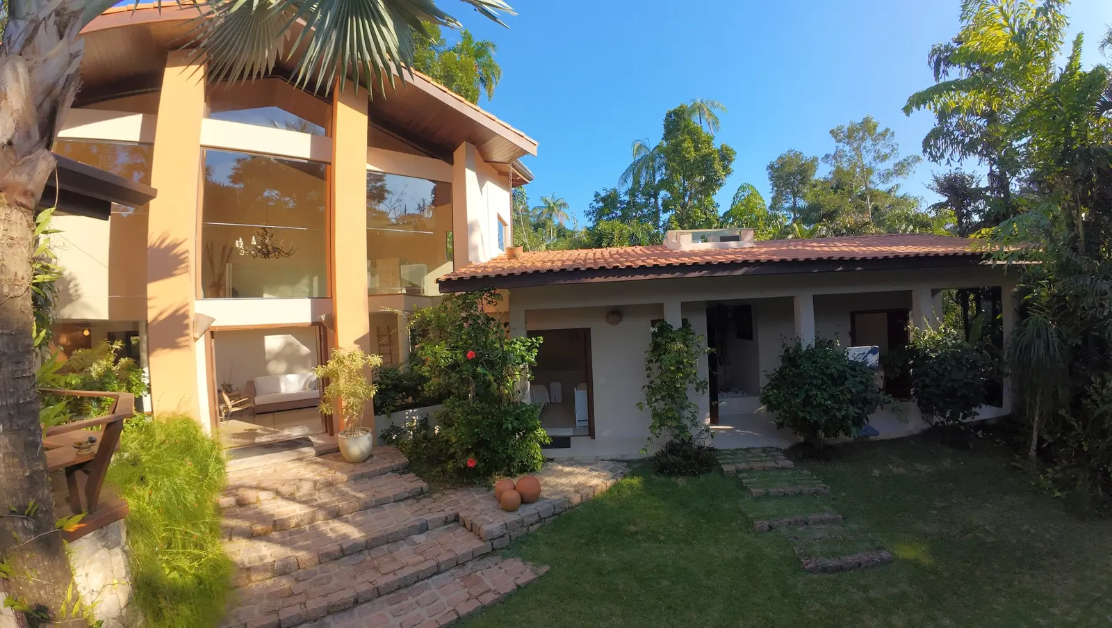 Área externa 9 — Iporanga, Guarujá, para temporada, Casa