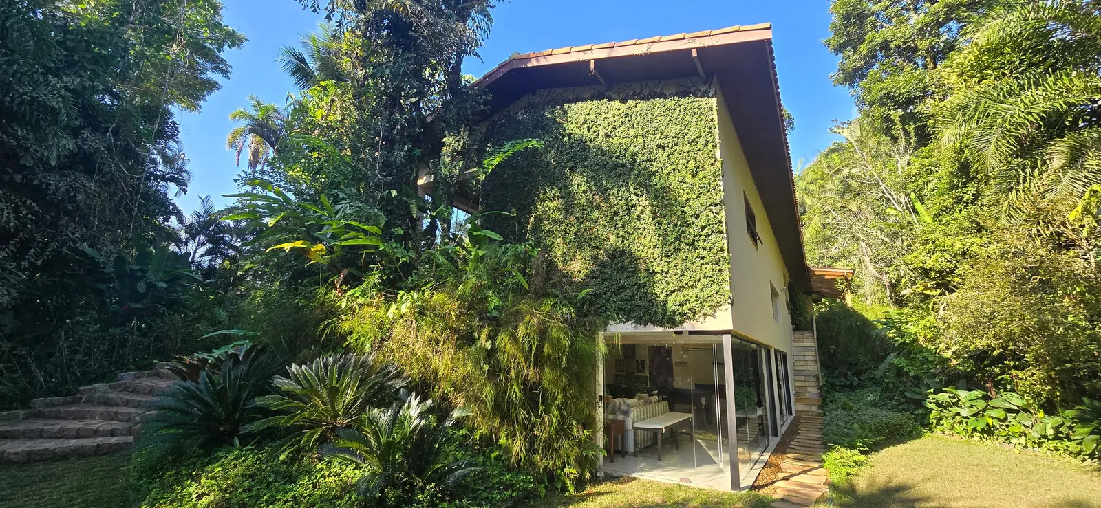Área externa 16 — Iporanga, Guarujá, para temporada, Casa