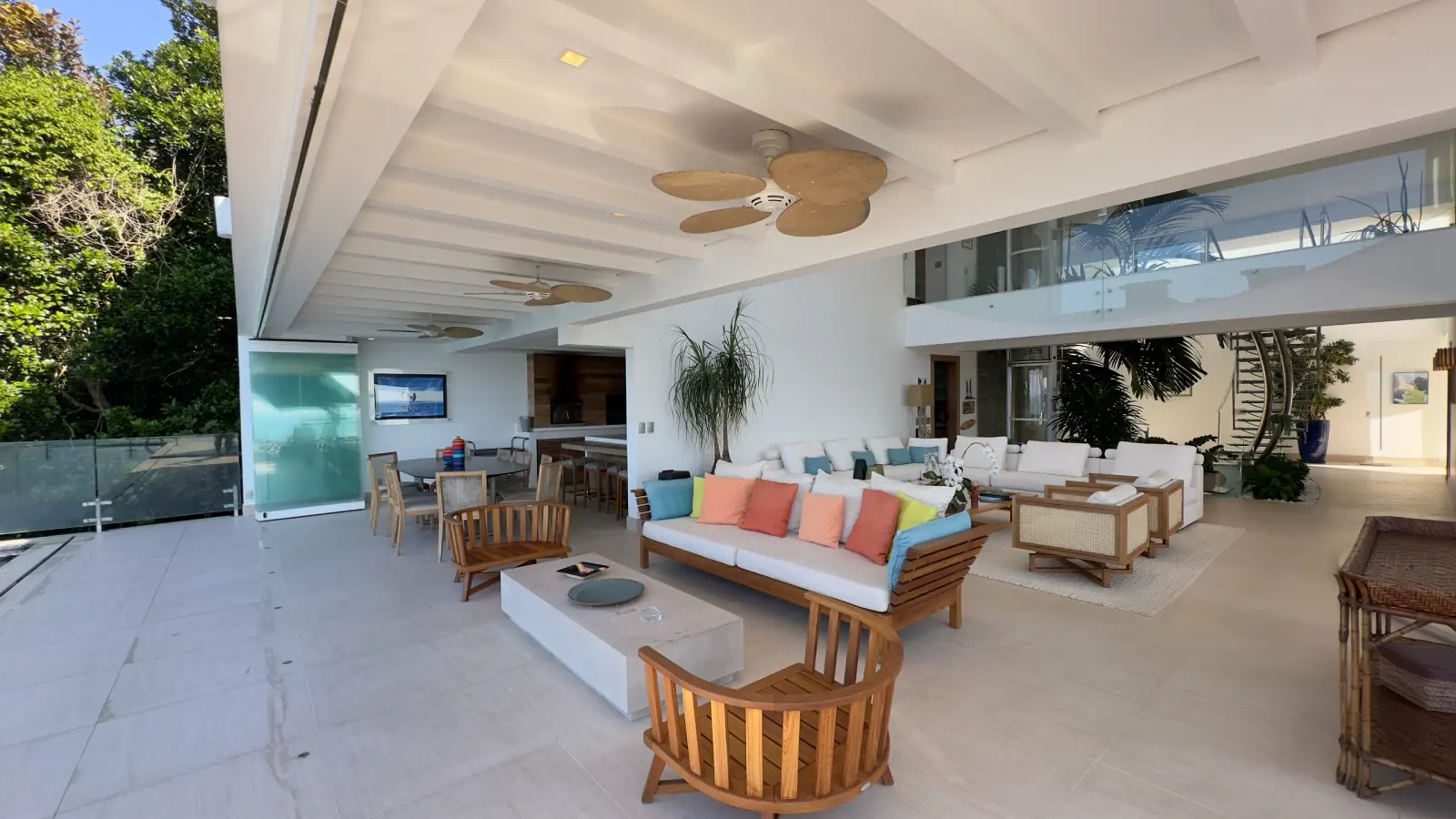 Área externa 5 — Iporanga, Guarujá, para temporada, Casa