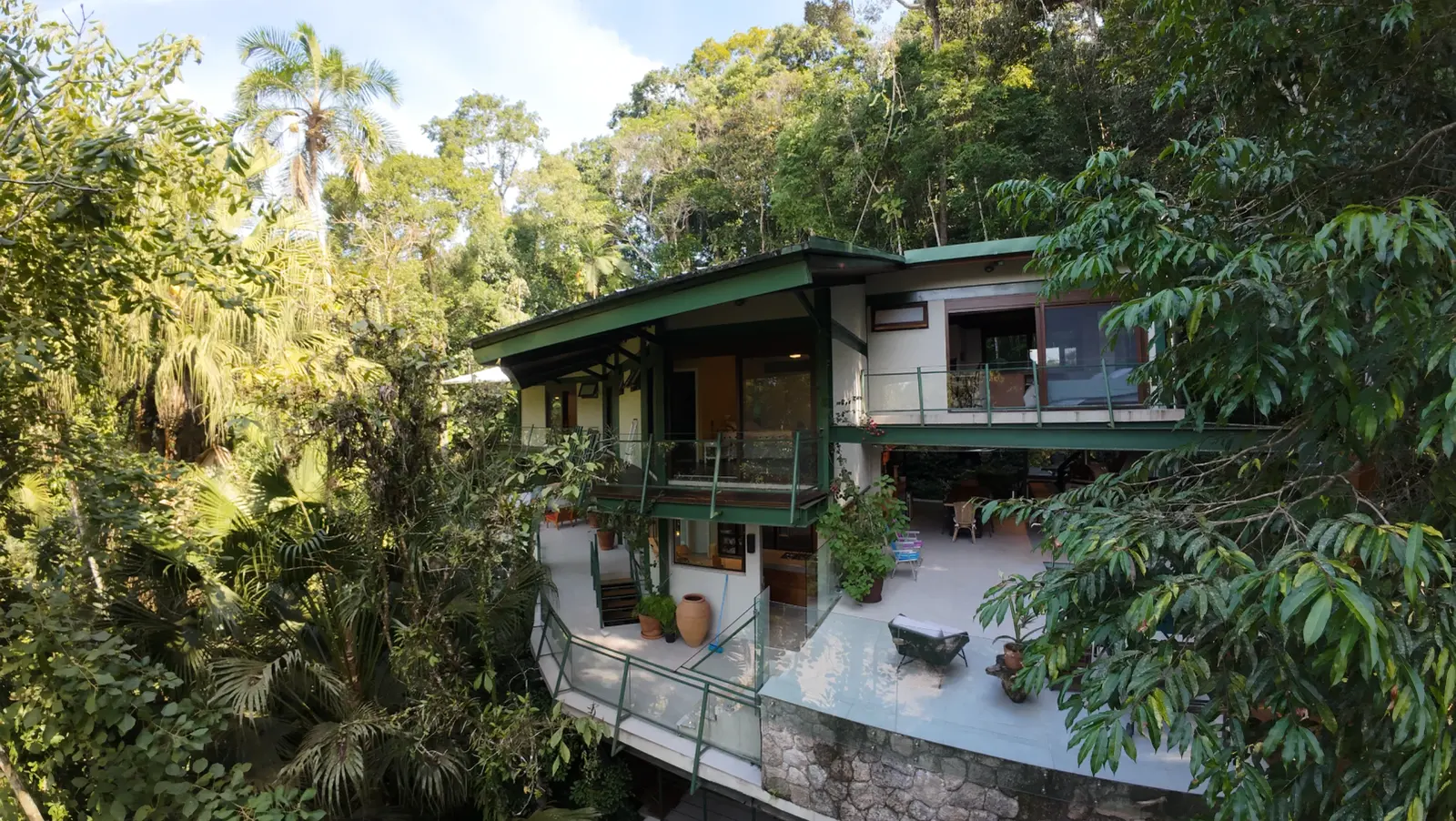 Área externa 25 — Iporanga, Guarujá, para temporada, Casa