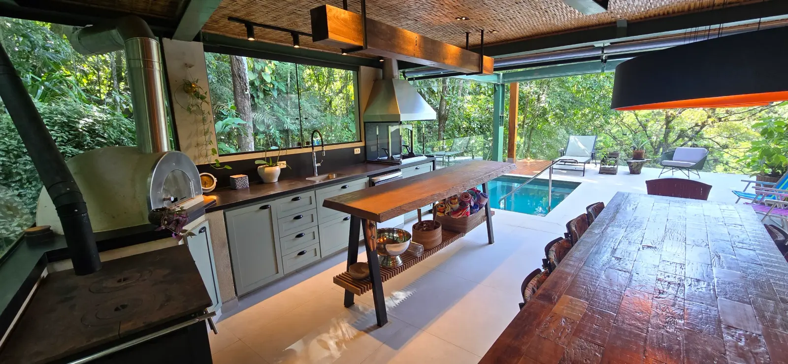 Área externa 4 — Iporanga, Guarujá, para temporada, Casa