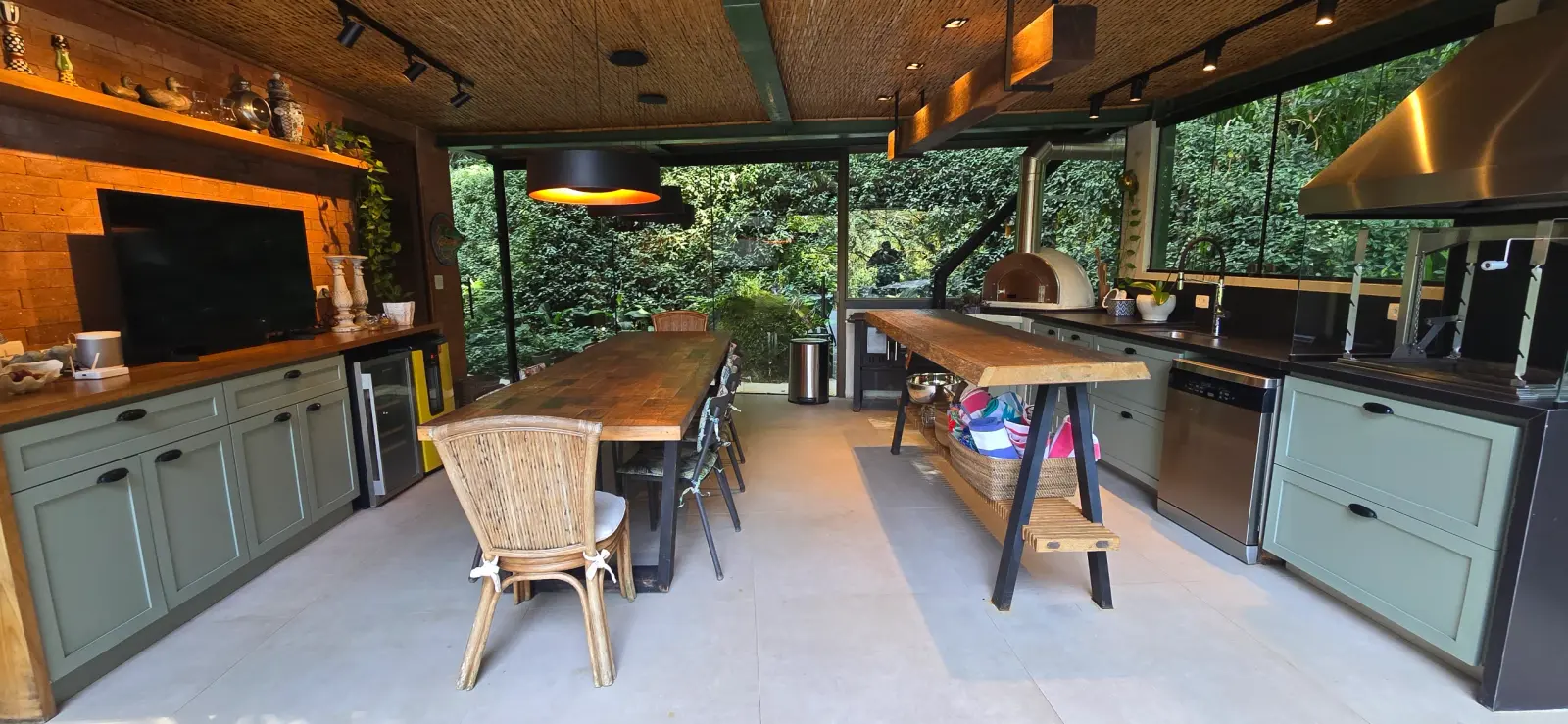 Área externa 7 — Iporanga, Guarujá, para temporada, Casa