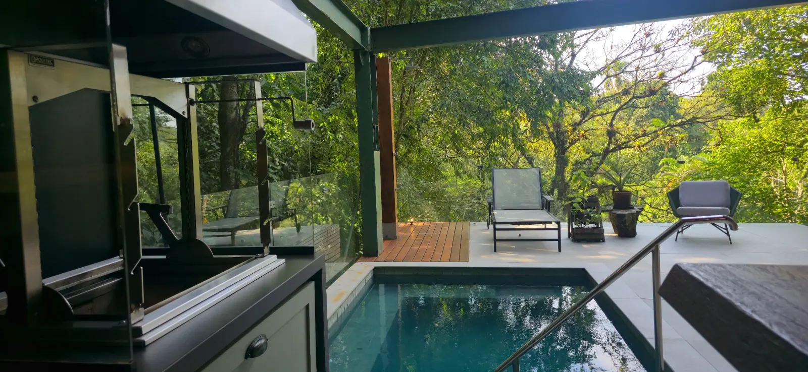 Área externa 18 — Iporanga, Guarujá, para temporada, Casa