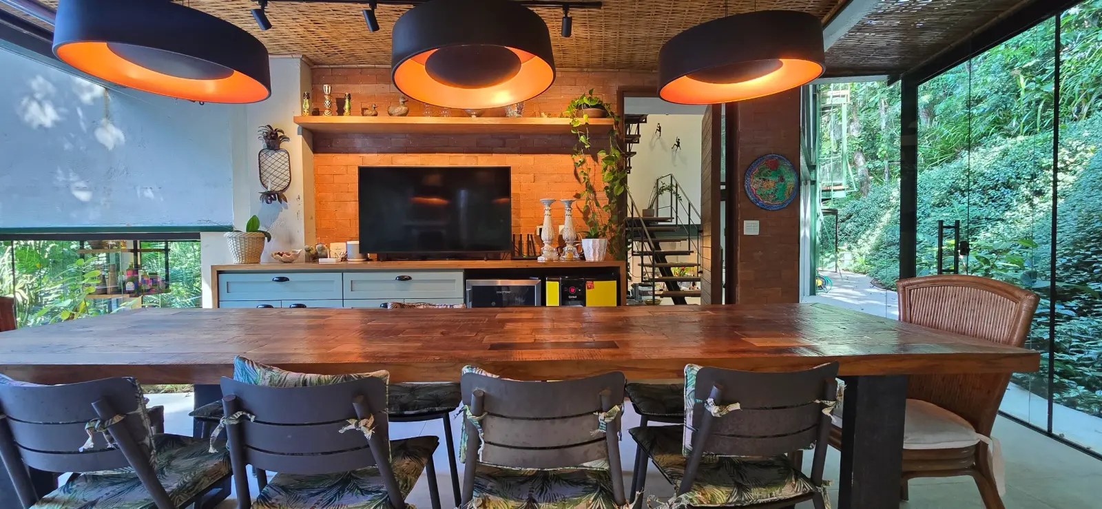 Área externa 19 — Iporanga, Guarujá, para temporada, Casa