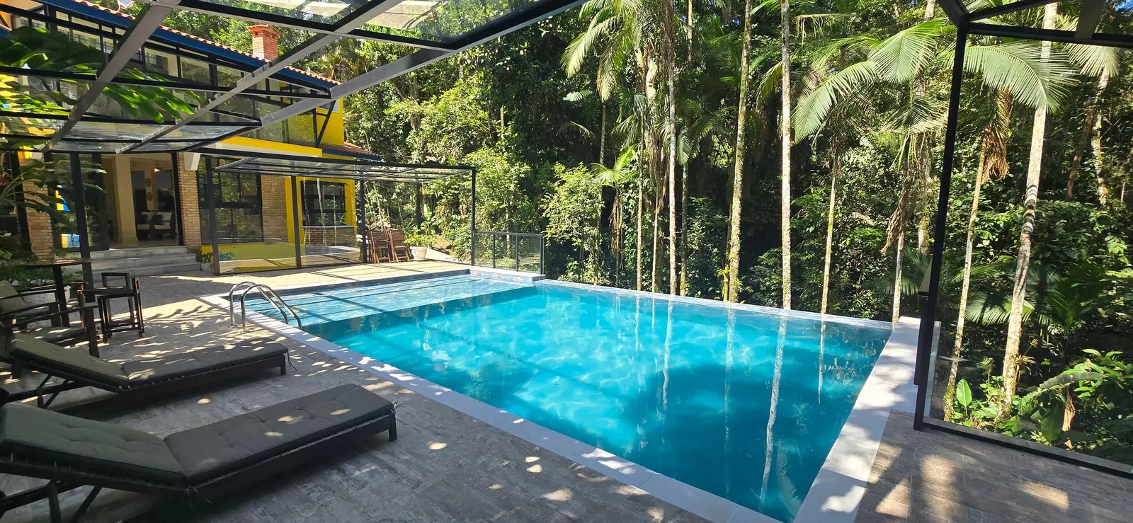 Área externa 9 — Iporanga, Guarujá, para temporada, Casa