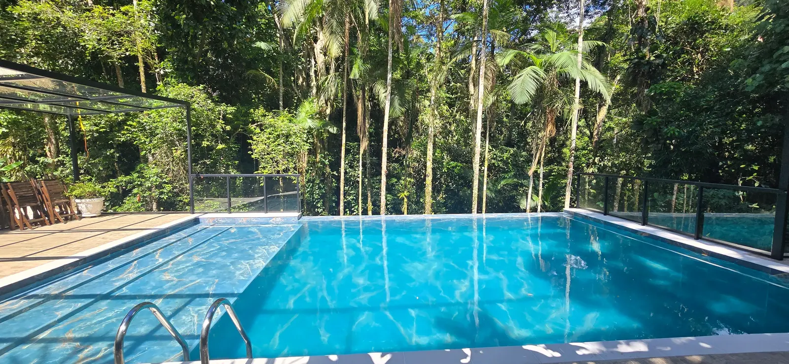 Área externa 10 — Iporanga, Guarujá, para temporada, Casa